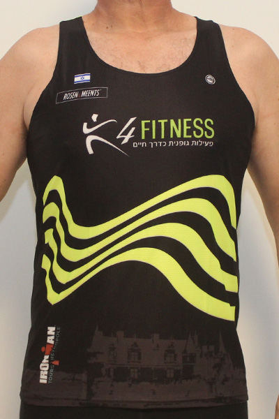 גופיית משלחת 2026 לאירונמן בצרפת | 4Fitness - ביגוד קבוצת 4Fitness החל מעונת 2023