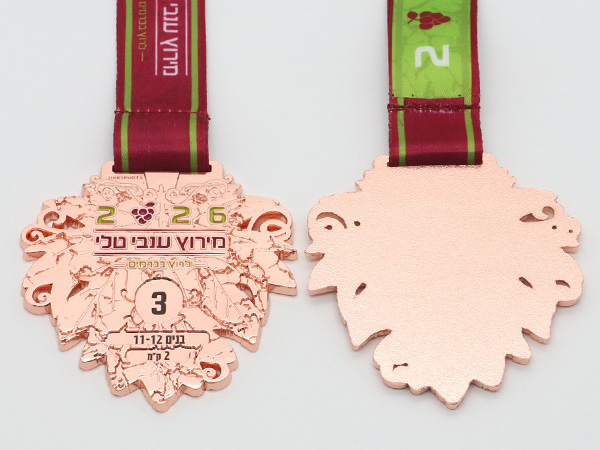 מדליית ארד, מרוץ ענבי טלי | Tri Plus - פרוייקטים קאסטום עבור טרי פלוס הפקות