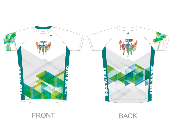 עיצוב חולצה קצרה | Keep Running - ביגוד בעיצוב אישי קבוצת Keep Running