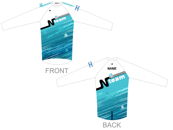עיצוב חולצת ריצה ארוכה | NTeam - ביגוד ריצה קסטום לקבוצת Nteam