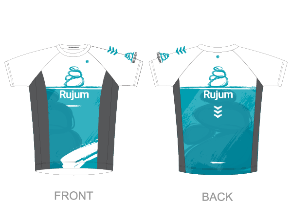 עיצוב חולצה קצרה, גברים | Rujum - ביגוד ריצה במיתוג חברה Rujum