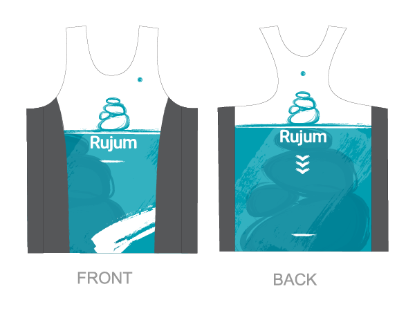 עיצוב גופיה, נשים | Rujum - ביגוד ריצה במיתוג חברה Rujum