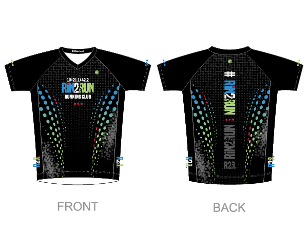עיצוב חולצת ריצה לנשים | Rin2Run - ביגוד ריצה לקבוצת Rin2Run