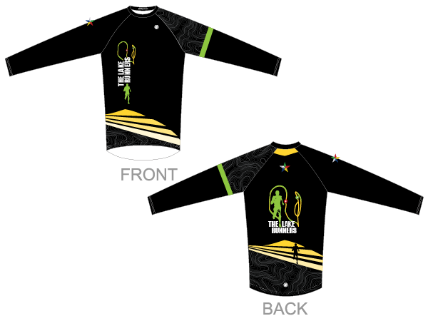 עיצוב חולצת ריצה ארוכה | רצי האגם - ביגוד ריצה לקבוצת רצי האגם