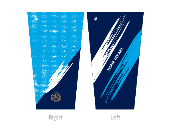 עיצוב שרוולים תואמים לחולצות | חובבי ריצה - משלחת ישראל למרתון וינה 23